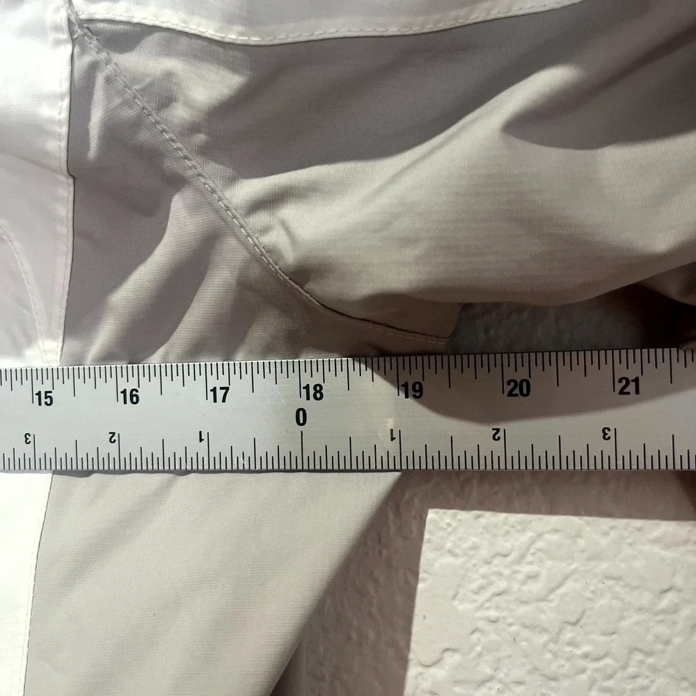 Eddie‎ Bauer Weatheredge Rain Jacket Womens S White Gray Mesh Lined Waterproof - Picture 16 of 16